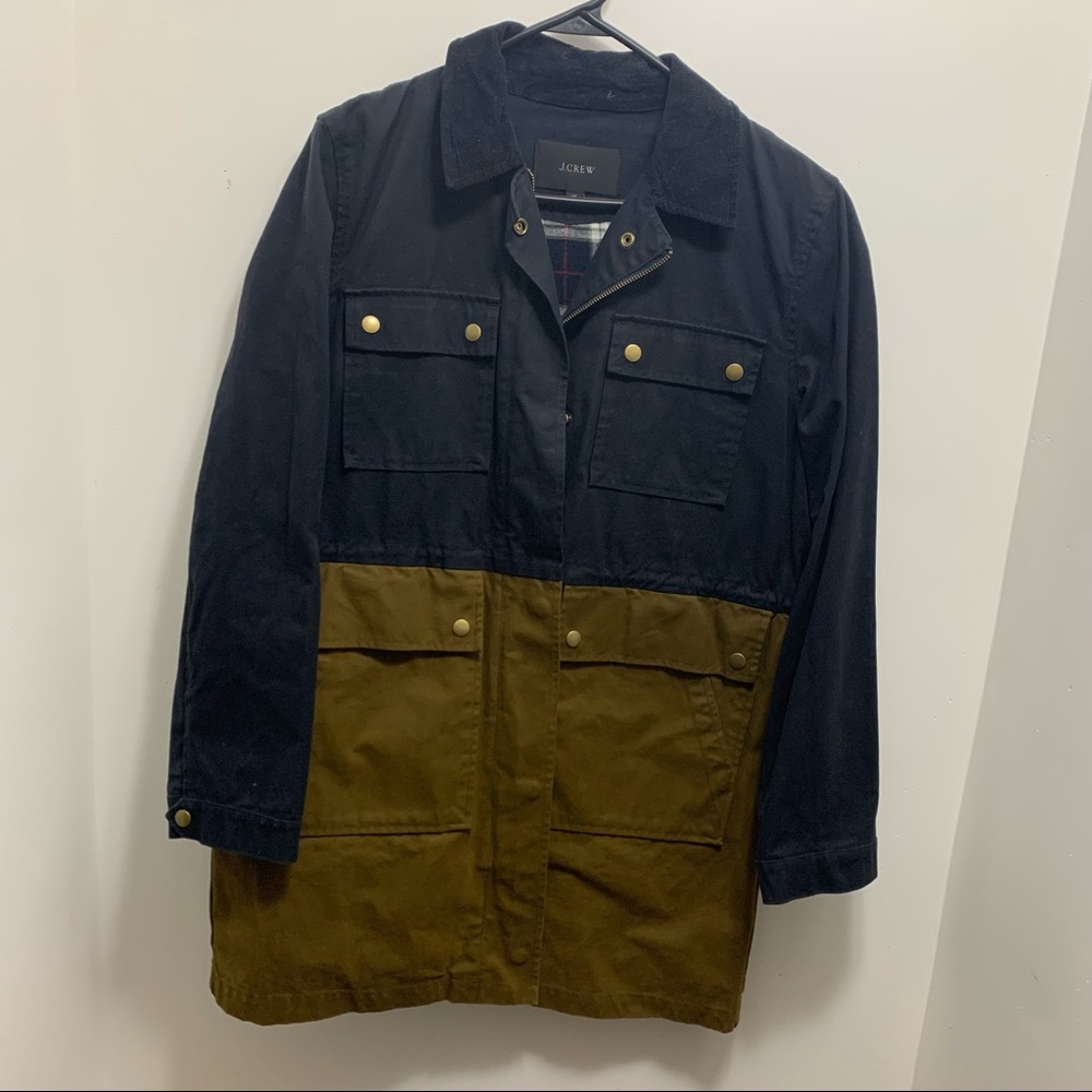 JCrew Waxed Cotton Barn Style Jacket